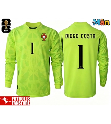 Portugal Diogo Costa #1 Målvakt Hemmatröja VM 2026 Långärmad
